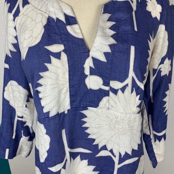 Boden Linen Floral Tunic Dress size 6 - Picture 5 of 7